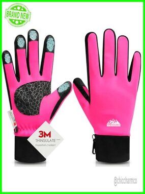 Winter Gloves with 3M Thinsulate, Lycra Fabric, Touchscreen, Anti-Slip, Unisex
